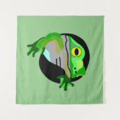 Tenture Grenouille verte (Devant (Horizontal))