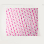 Tenture Gribouillis rose sur fond rose Photo Station (Devant (Horizontal))