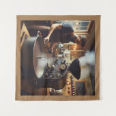 Tenture Grille café (Devant (Horizontal))