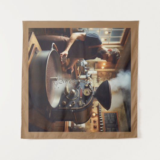 Tenture Grille café (Devant (Horizontal))