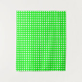 Tenture Grille de maillage carré vert (Devant)