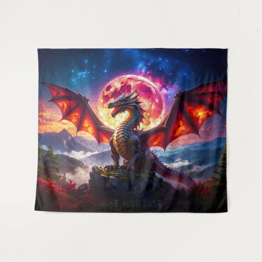 Tenture Grille du Dragon 001 (Devant (Horizontal))