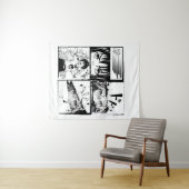 Tenture Grilles d'actions Retro Anime (En situation (horizontale))