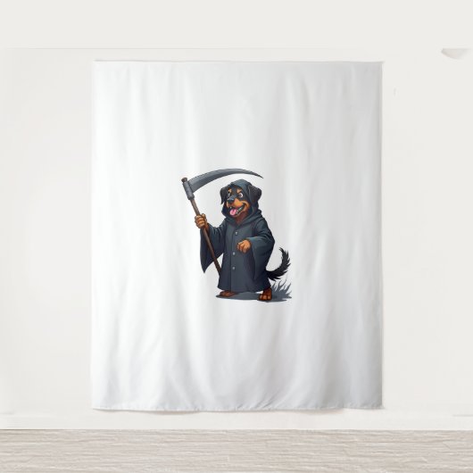 Tenture Grimper Reaper Rottweiler Chien (Devant)