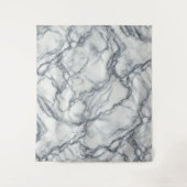 Tenture Gris chic et aspect marbre blanc Glamour (Devant)