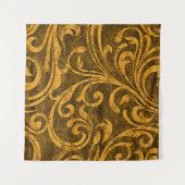 Tenture Gris floral, texture transparente haute résolution (Devant)