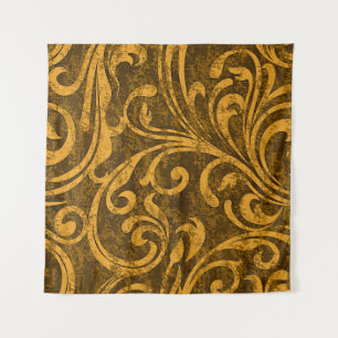 Tenture Gris floral, texture transparente haute résolution