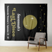 Tenture Groovy Rétro Dernière Disco Mariée Enterrement de  (En situation (horizontale))