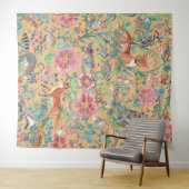 Tenture Gros lapin de renard de cerf de pin d'Orange (En situation (horizontale))