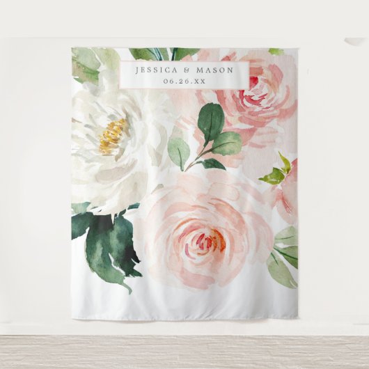 Tenture Gros Mariage arrière-plan Photo Booth (Devant)