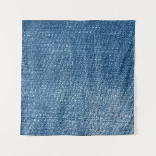 Tenture Gros plan bleu jean texture (Devant)
