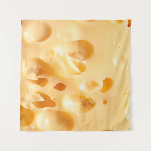 Tenture Gros plan de fromage jaune. Ce fichier est nettoyé (Devant (Horizontal))