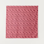 Tenture Gros plan du motif de la texture du pull. (Devant (Horizontal))