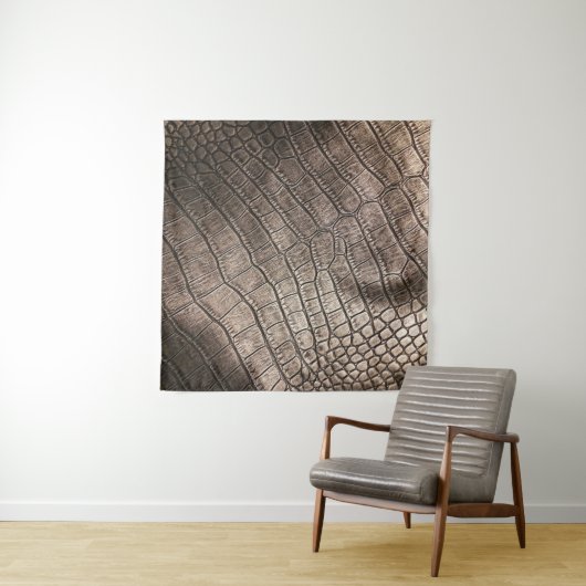 Tenture Gros plan en cuir élégant : Motif texturé (En situation (horizontale))