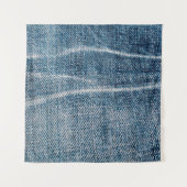 Tenture Gros plan sur le tissu Denim. (Devant)