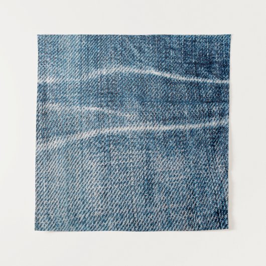 Tenture Gros plan sur le tissu Denim. (Devant)