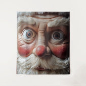 Tenture Gros plan sur l'expression surprenante de Père Noë (Devant)