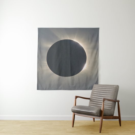 Tenture Gros plan sur une éclipse solaire (En situation)