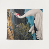 Tenture Grue de Hooping de l'Américain d'Audubon (Devant (Horizontal))