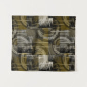 Tenture Grunge Abstrait, brun monochrome (Devant (Horizontal))