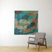 Tenture Grunge Abstrait : Conception Motif transparente. (En situation)