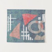 Tenture Grunge Abstrait vieilles formes géométriques vinta (Devant (Horizontal))