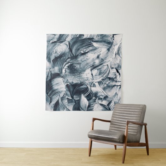 Tenture Grunge Brush Strokes, Arrière - plan Abstrait. (En situation (horizontale))