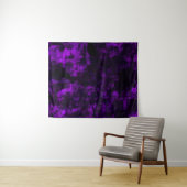 Tenture Grunge pourpre (En situation (horizontale))