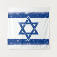 Grungge du drapeau israélien