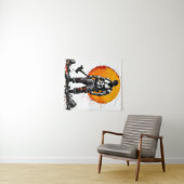 Tenture guerrier barbare médiéval imaginaire hummer force (En situation (horizontale))