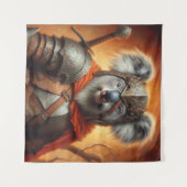 Tenture Guerrier de l'Imaginaire de Koala (Devant (Horizontal))