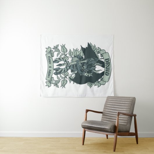 Tenture Guerrier druide (En situation (horizontale))