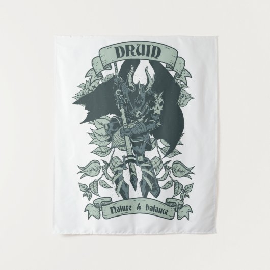 Tenture Guerrier druide (Devant)