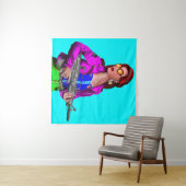 Tenture Guerrier moderne (En situation (horizontale))