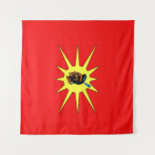 Tenture Guerrier mohawk (Devant (Horizontal))