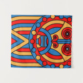 Tenture Guerrier tribal africain (Devant (Horizontal))