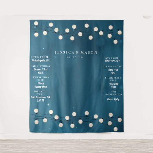 Tenture Guirlande de lumières à string Fairy Bokeh pour fo (Devant)