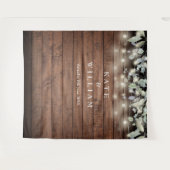 Tenture Guirlande Lumineuse Fond de Photographie de Mariag (Devant (Horizontal))