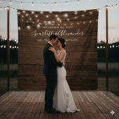 Tenture Guirlande Lumineuse Rustique pour Décoration de Ma