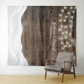 Tenture Guirlandes Lumineuses Rustiques Décors de Mariage  (En situation (horizontale))