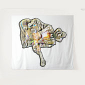 Tenture Guitar Blues Mann - Sentez-le (Devant (Horizontal))