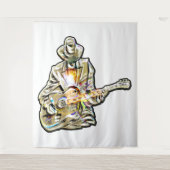 Tenture Guitar Blues Mann - Sentez-le (Devant)