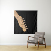 Tenture Guitare acoustique cool (En situation (horizontale))