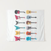 Tenture Guitare électrique (Devant (Horizontal))