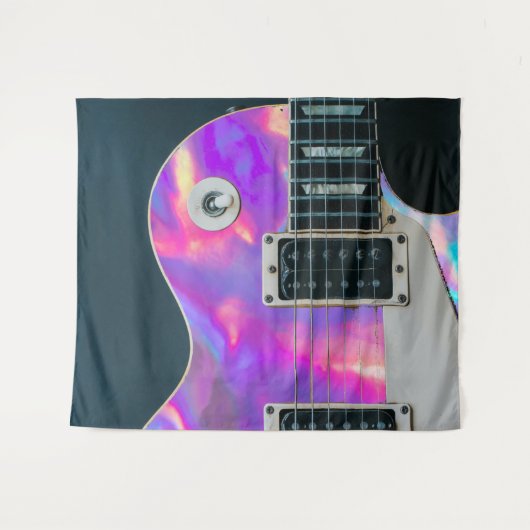 Tenture guitare holo (Devant (Horizontal))