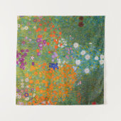 Tenture Gustav Klimt - Jardin de fleurs (Devant (Horizontal))