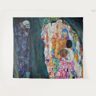 Tenture Gustav Klimt - La Mort et la Vie