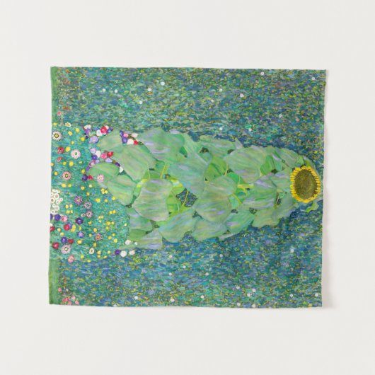 Tenture Gustav Klimt - Le tournesol (Devant (Horizontal))