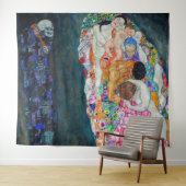 Tenture Gustav Klimt - Mort et vie (En situation (horizontale))