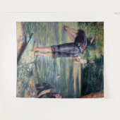 Tenture Gustave Caillebotte - Baigneurs, rive de l'Yerres (Devant (Horizontal))